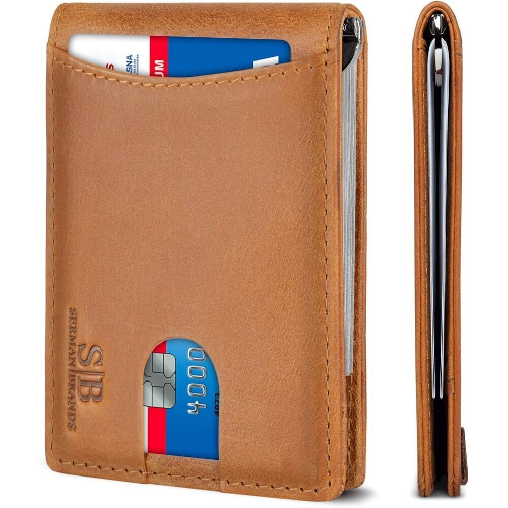 Men's California Desert 1.0 Vegan Leather Front 2 Pocket Wallet Card Designed